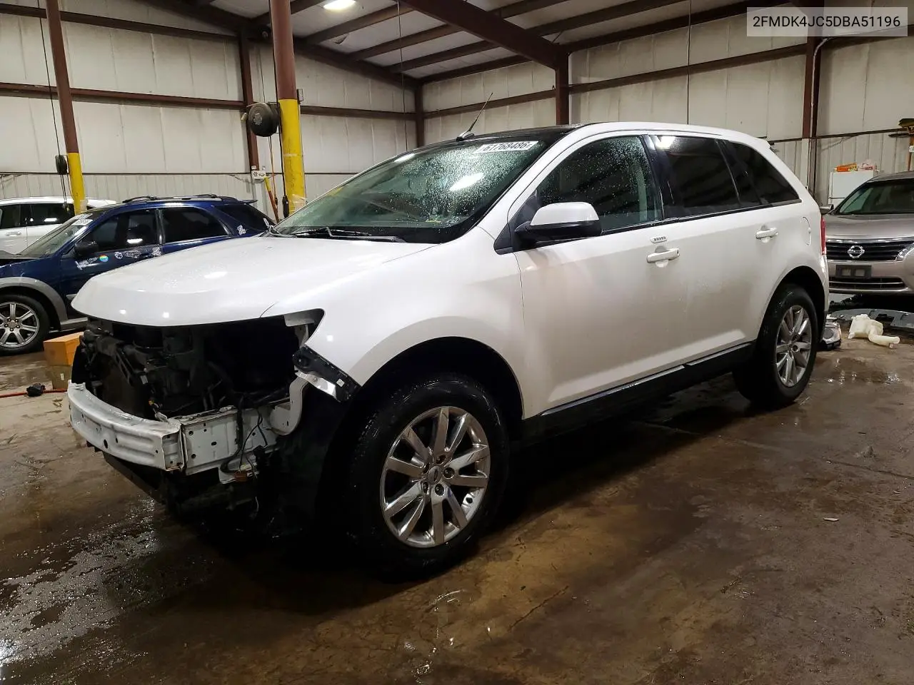 2013 Ford Edge Sel VIN: 2FMDK4JC5DBA51196 Lot: 61768486