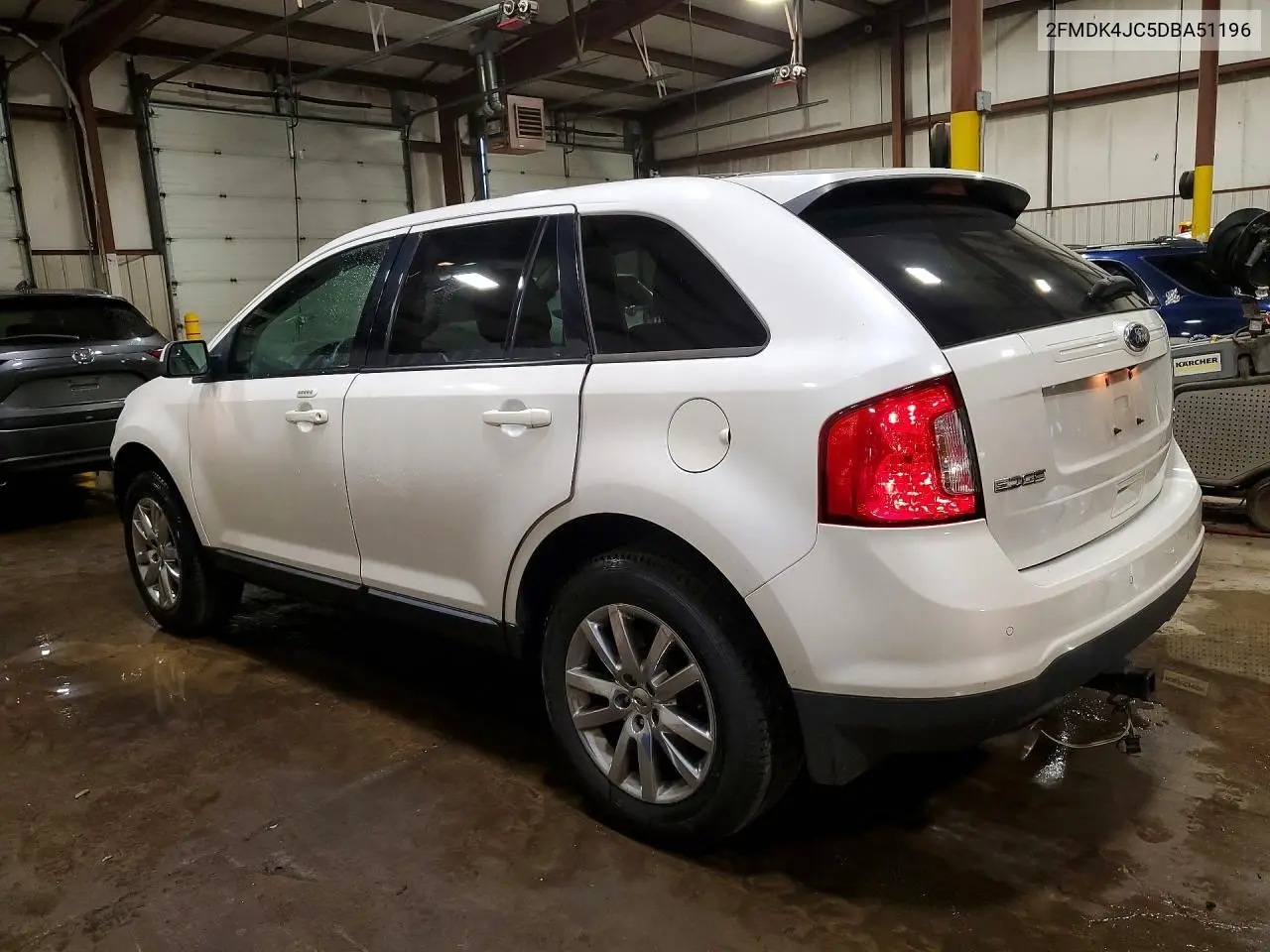 2013 Ford Edge Sel VIN: 2FMDK4JC5DBA51196 Lot: 61768486