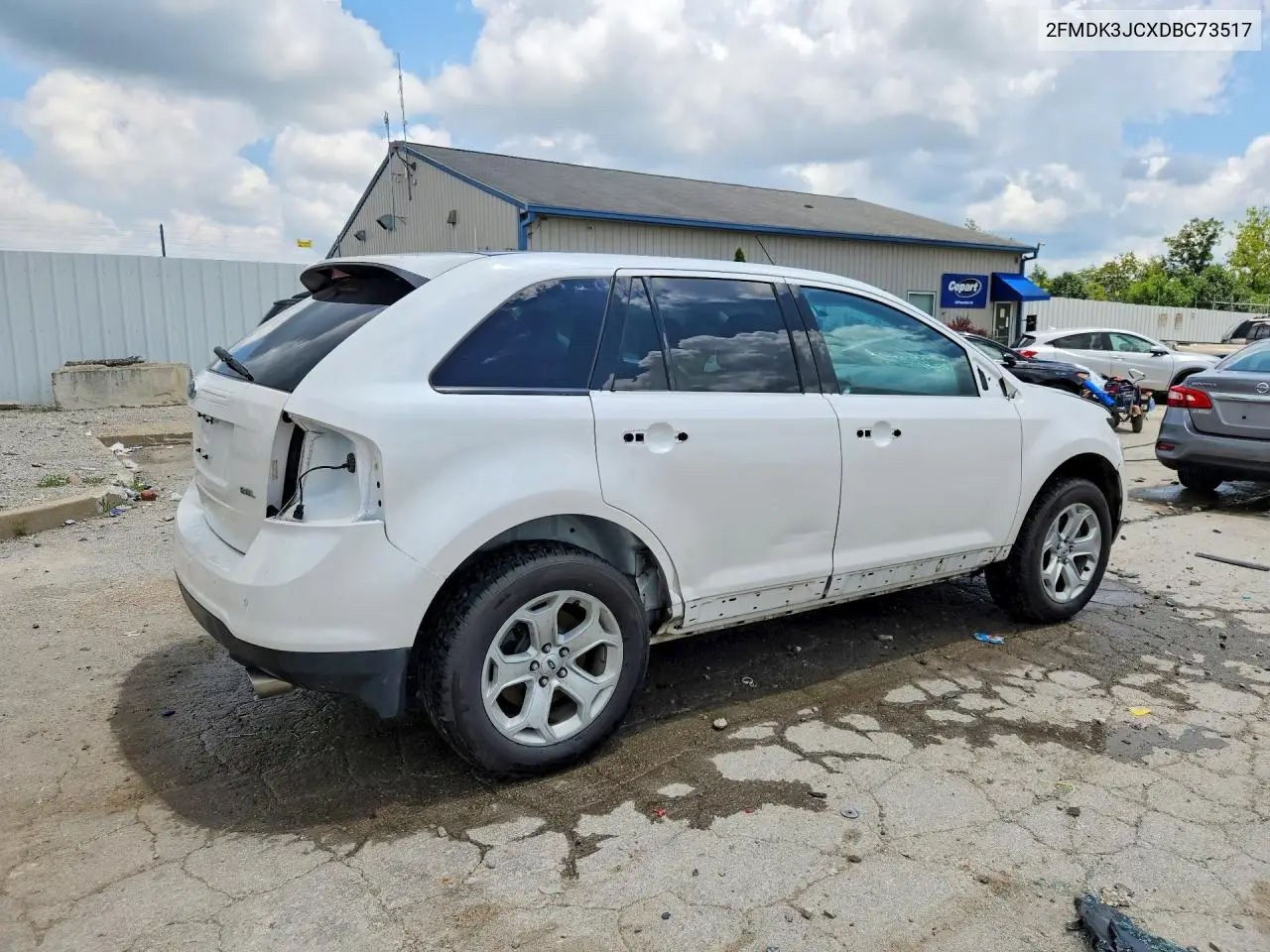 2013 Ford Edge Sel VIN: 2FMDK3JCXDBC73517 Lot: 61897486