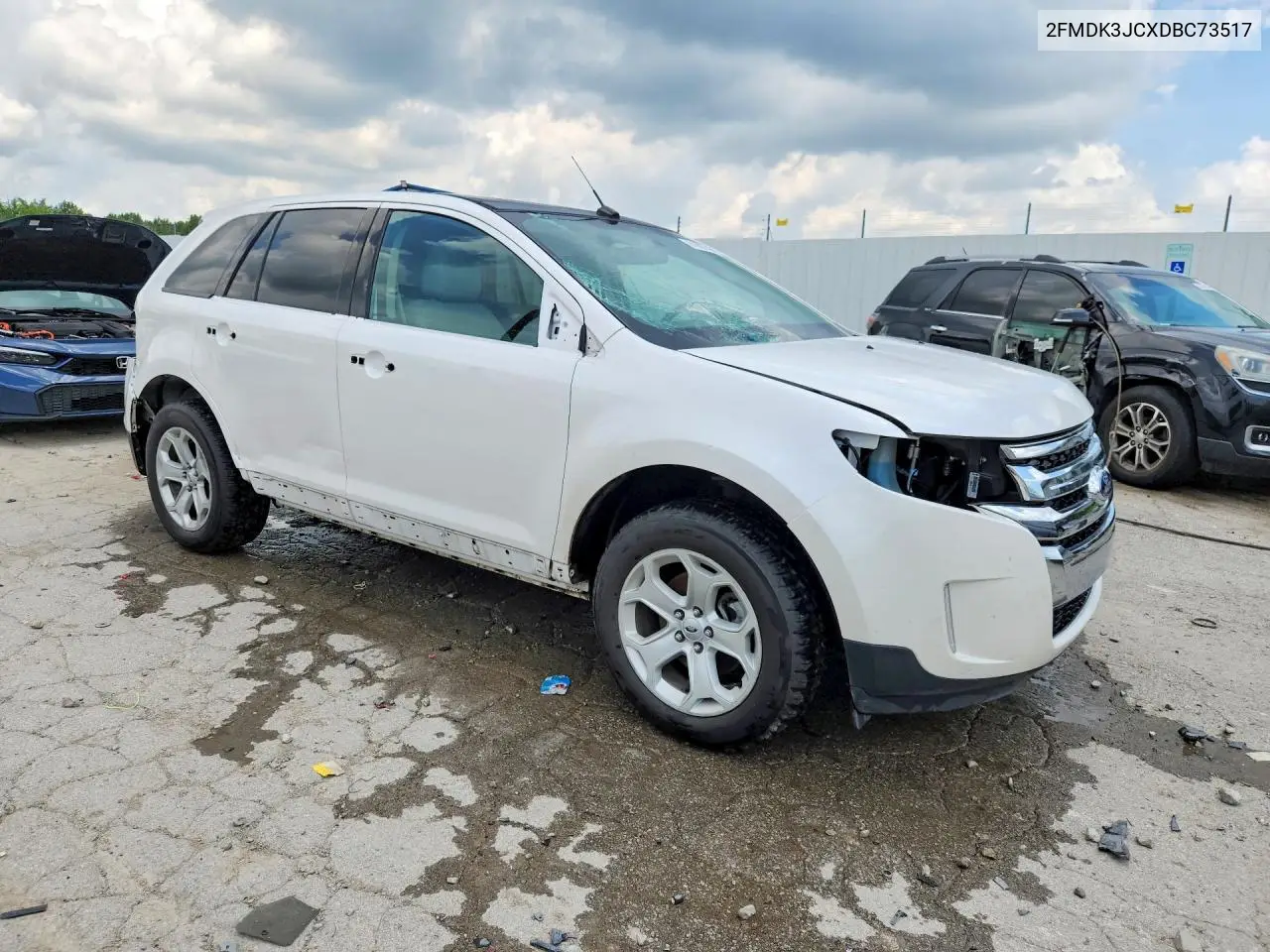 2013 Ford Edge Sel VIN: 2FMDK3JCXDBC73517 Lot: 61897486