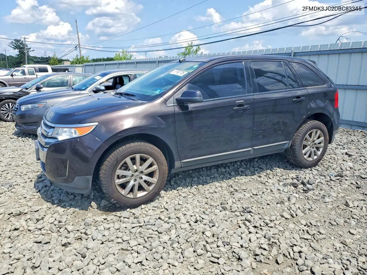 2013 Ford Edge Sel VIN: 2FMDK3JC2DBC83345 Lot: 61993706