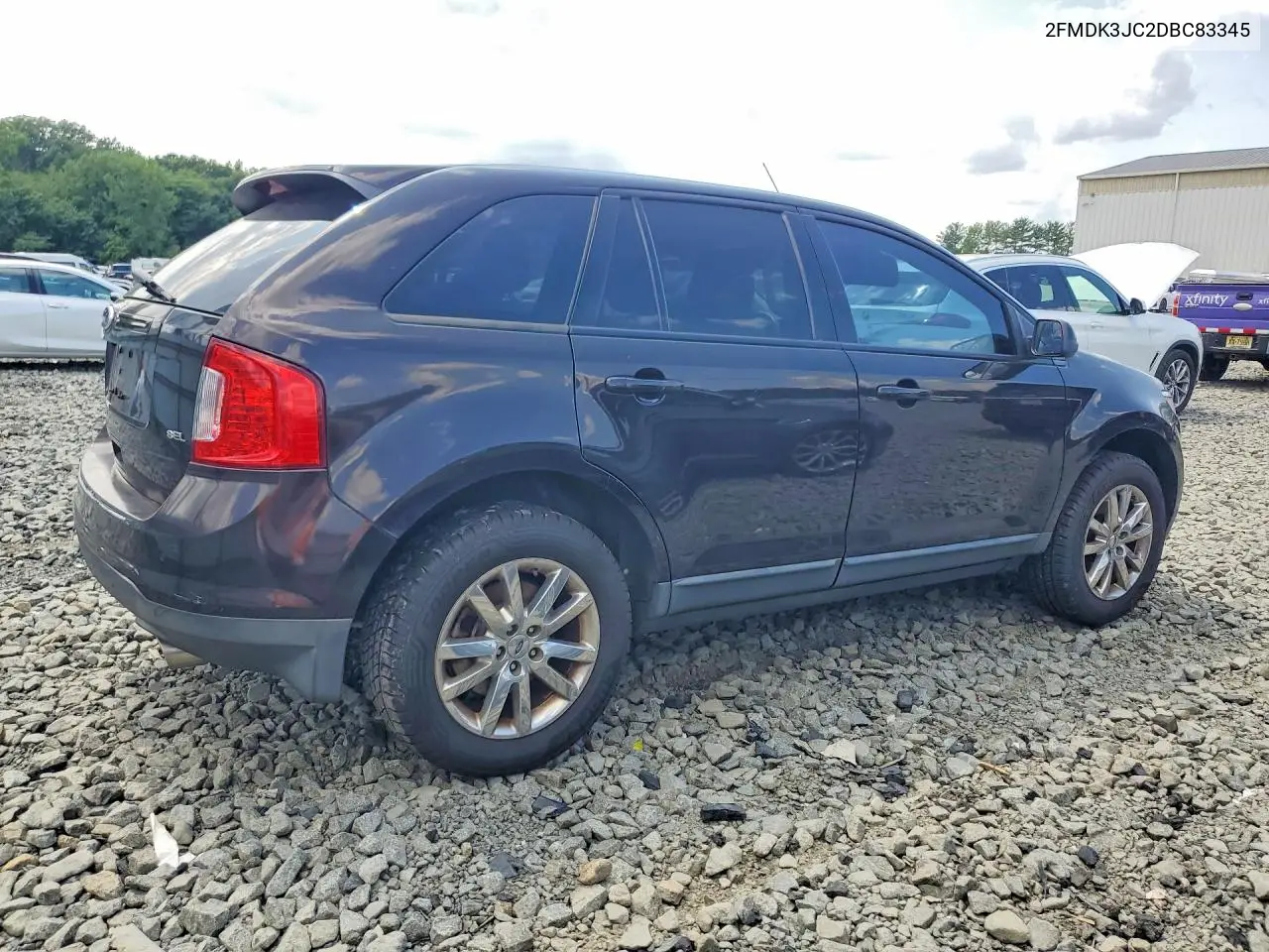 2013 Ford Edge Sel VIN: 2FMDK3JC2DBC83345 Lot: 61993706