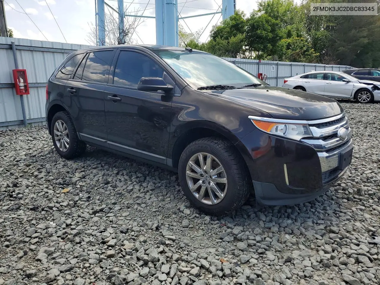 2013 Ford Edge Sel VIN: 2FMDK3JC2DBC83345 Lot: 61993706