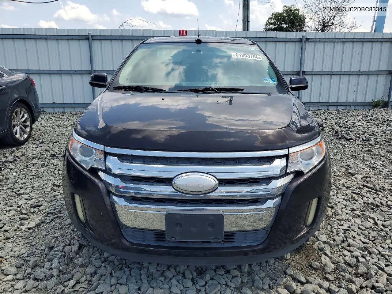 2013 Ford Edge Sel VIN: 2FMDK3JC2DBC83345 Lot: 61993706