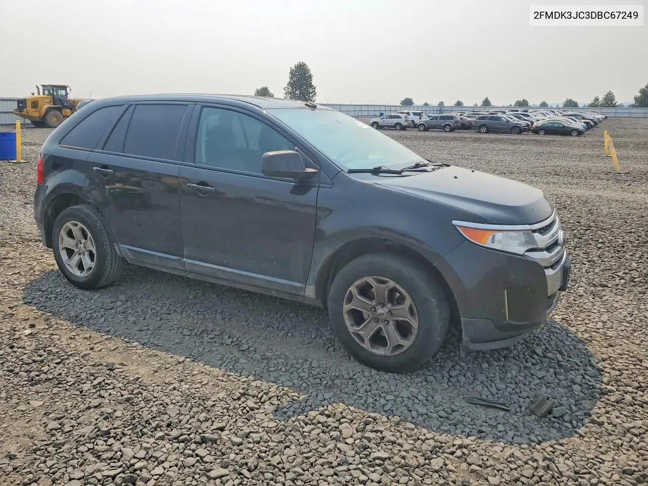 2013 Ford Edge Sel VIN: 2FMDK3JC3DBC67249 Lot: 62007946