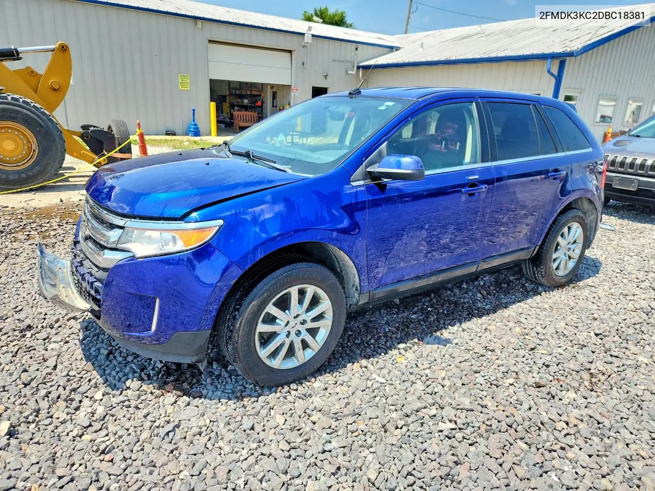2013 Ford Edge Limited VIN: 2FMDK3KC2DBC18381 Lot: 62103616