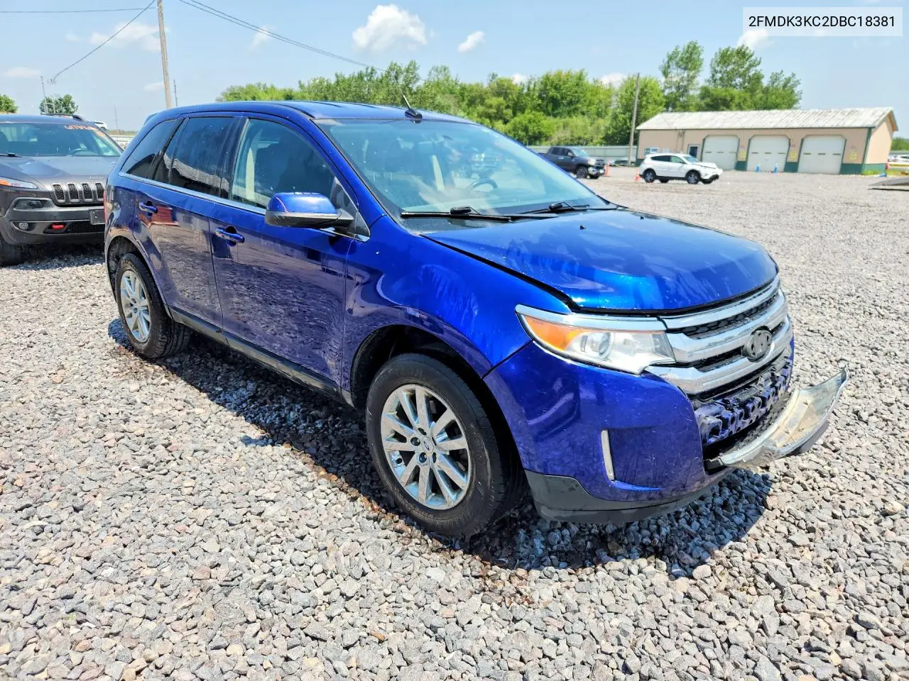 2013 Ford Edge Limited VIN: 2FMDK3KC2DBC18381 Lot: 62103616
