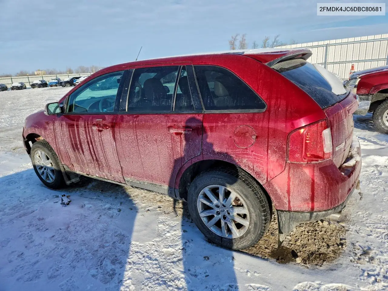 2FMDK4JC6DBC80681 2013 Ford Edge Sel