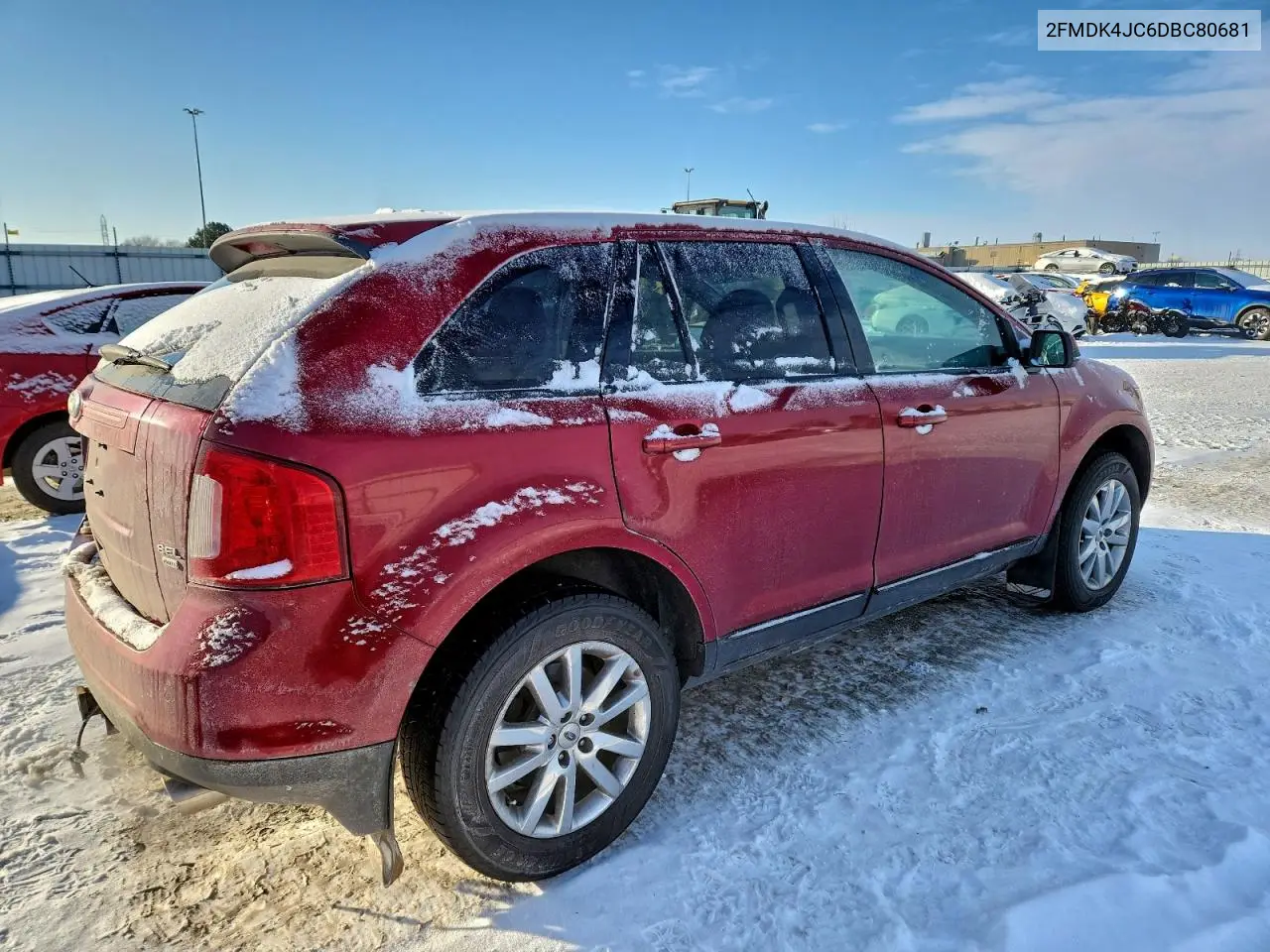 2FMDK4JC6DBC80681 2013 Ford Edge Sel