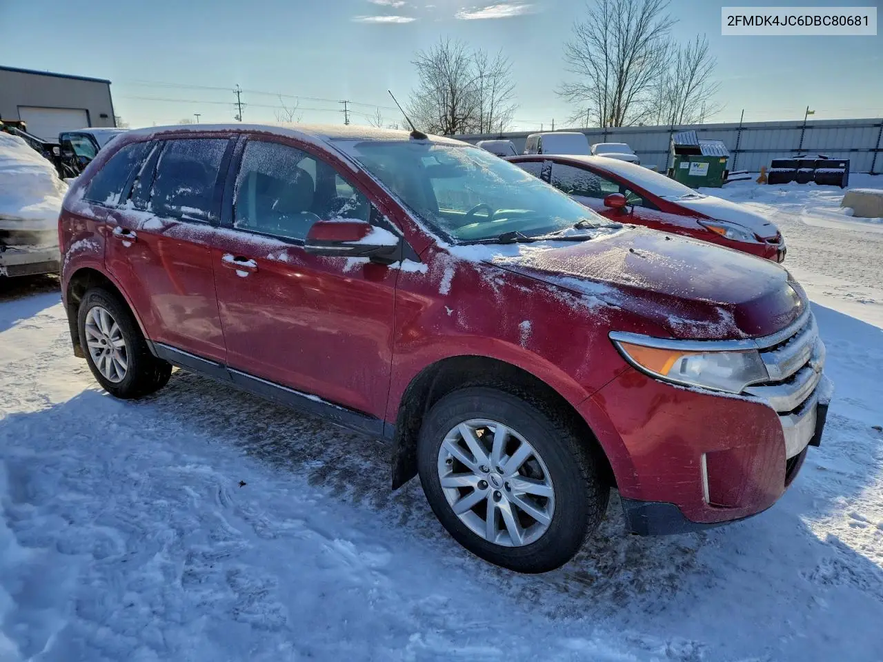 2FMDK4JC6DBC80681 2013 Ford Edge Sel