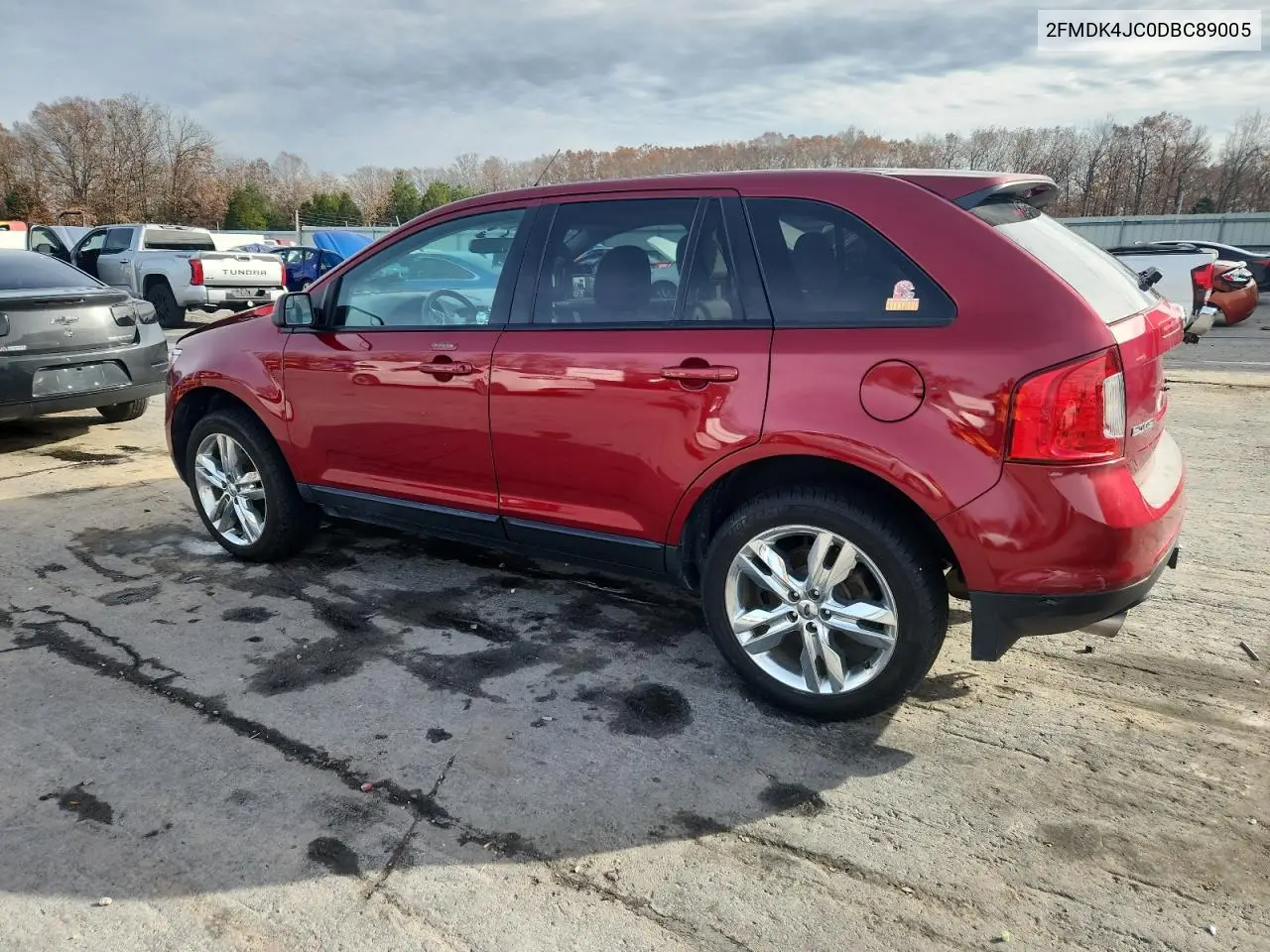 2FMDK4JC0DBC89005 2013 Ford Edge Sel