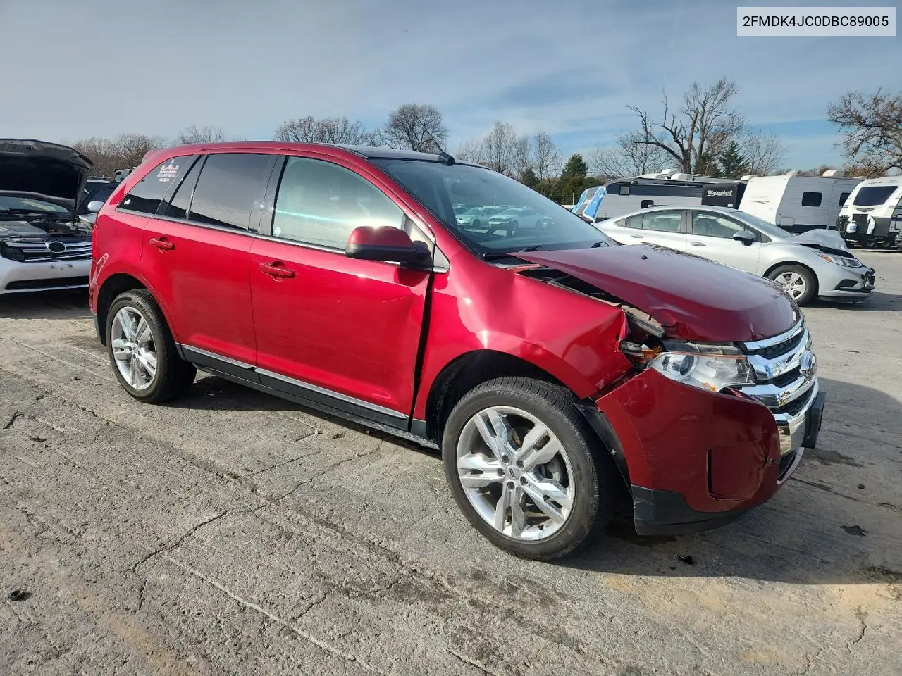 2FMDK4JC0DBC89005 2013 Ford Edge Sel