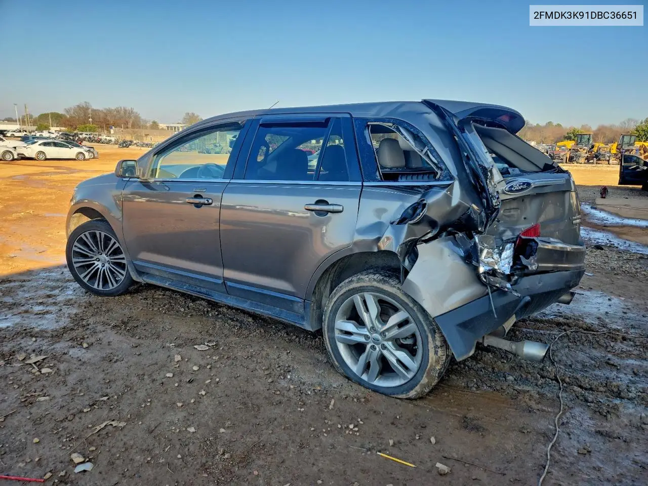 2FMDK3K91DBC36651 2013 Ford Edge Limited