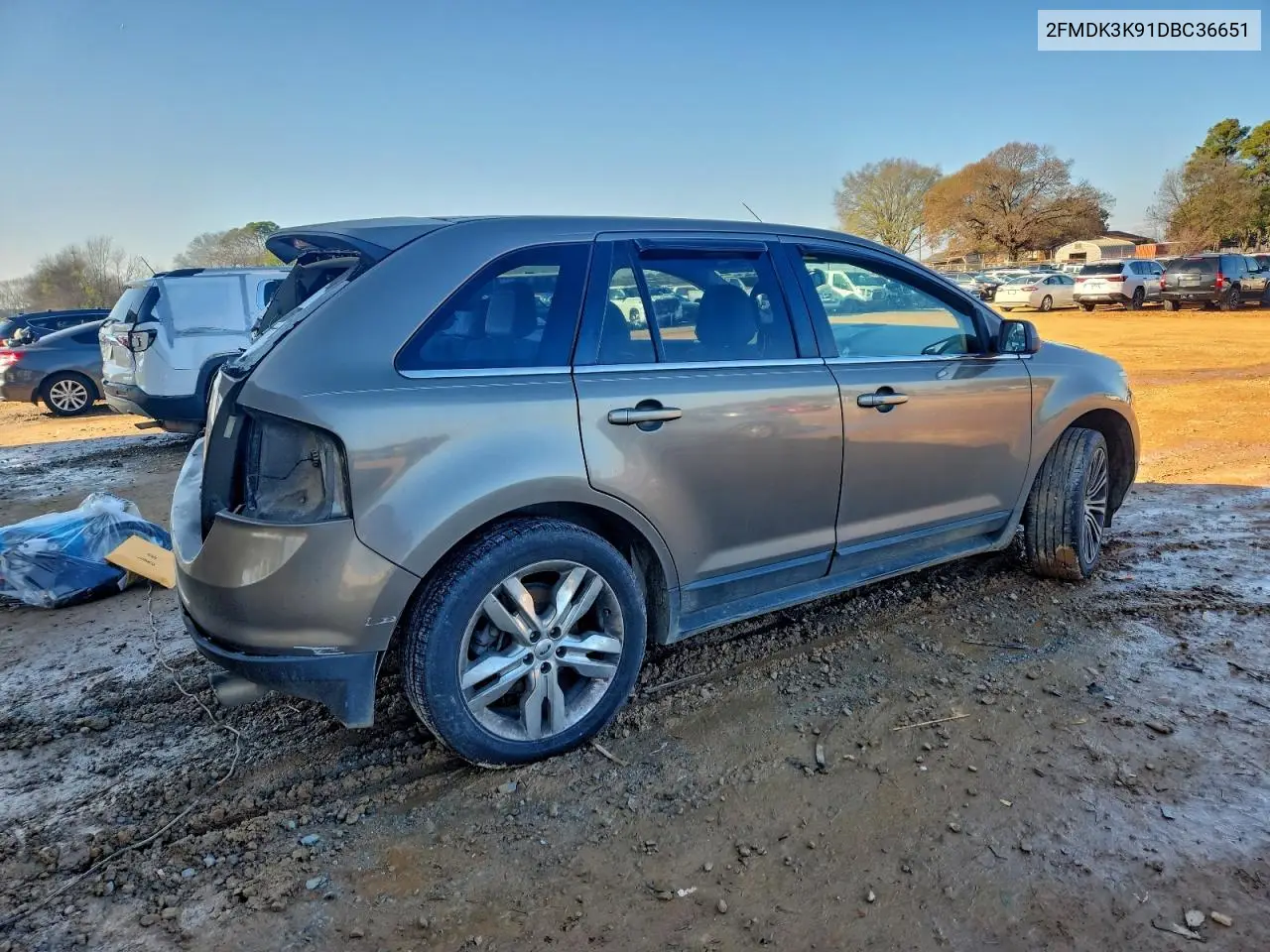 2FMDK3K91DBC36651 2013 Ford Edge Limited
