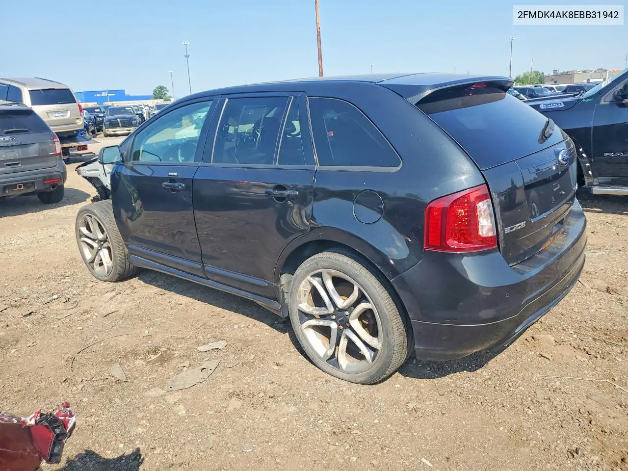 2FMDK4AK8EBB31942 2014 Ford Edge Sport