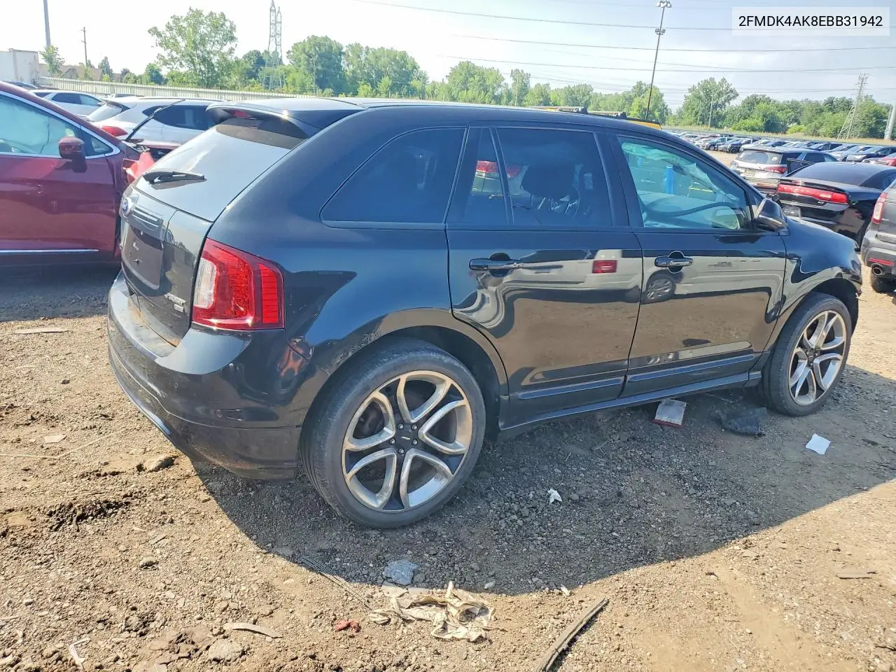 2FMDK4AK8EBB31942 2014 Ford Edge Sport