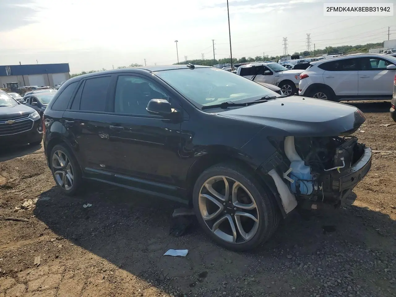 2FMDK4AK8EBB31942 2014 Ford Edge Sport