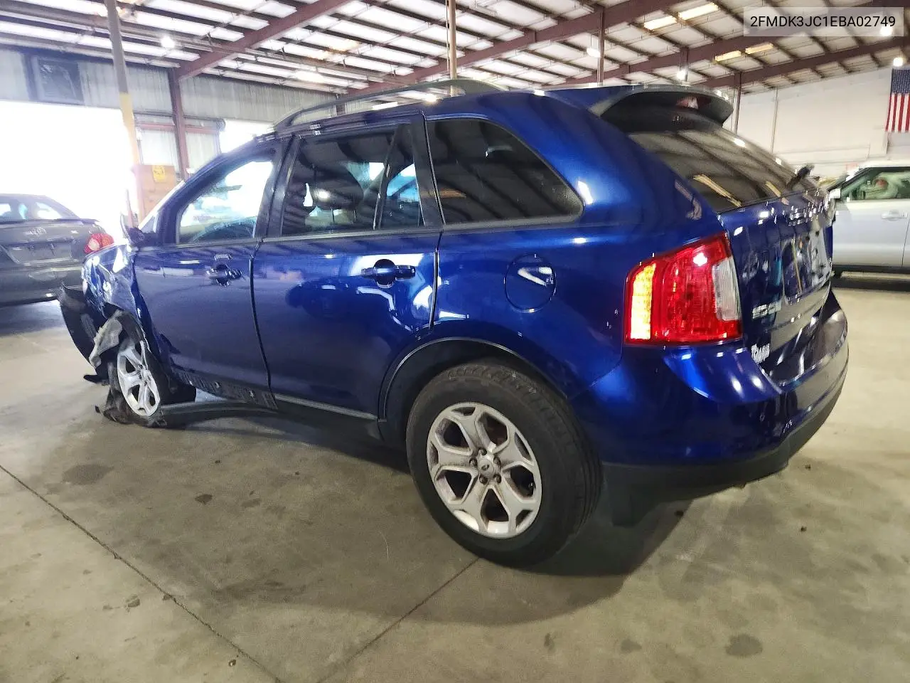 2014 Ford Edge Sel VIN: 2FMDK3JC1EBA02749 Lot: 58106286