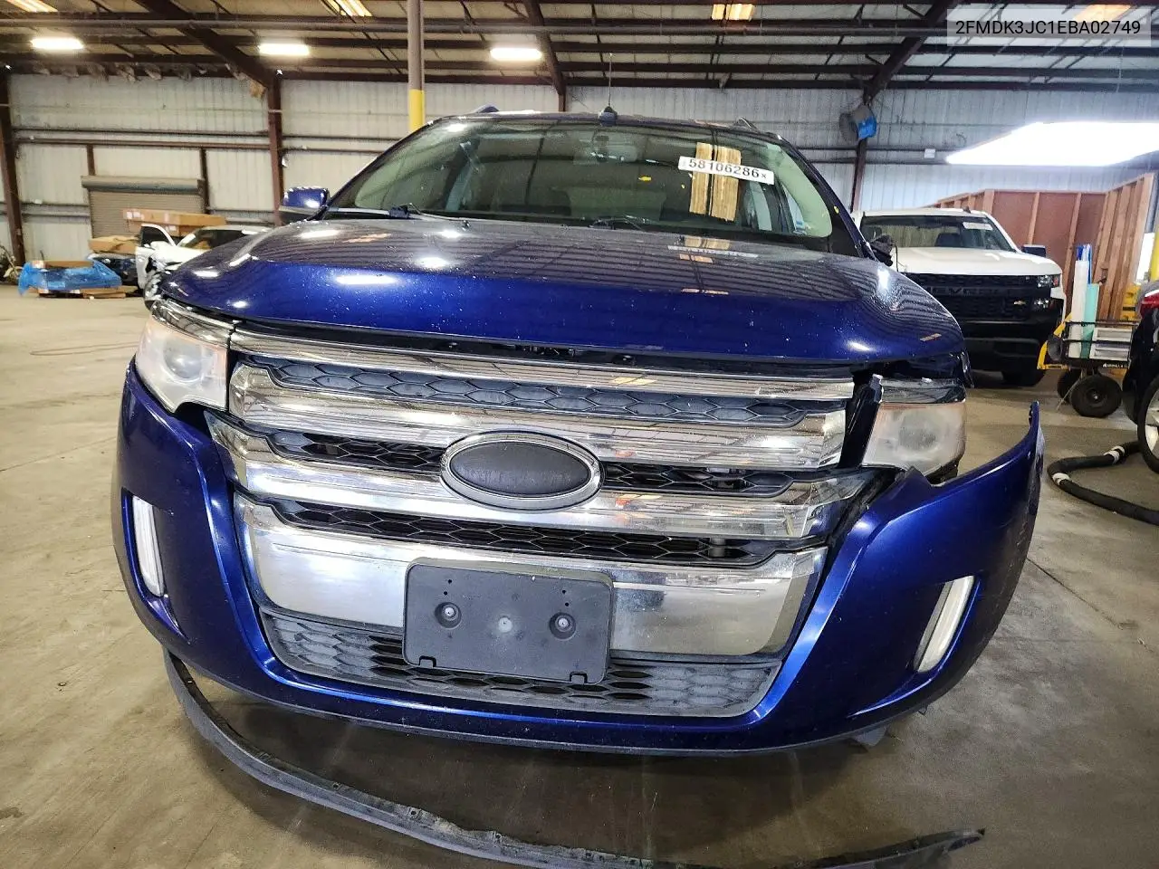 2014 Ford Edge Sel VIN: 2FMDK3JC1EBA02749 Lot: 58106286