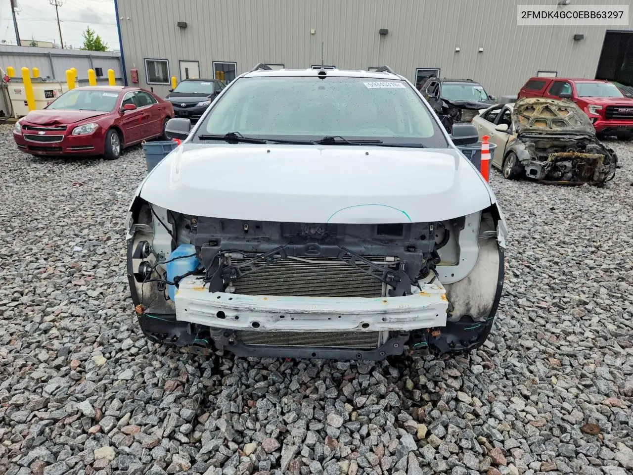 2014 Ford Edge Se VIN: 2FMDK4GC0EBB63297 Lot: 59345316