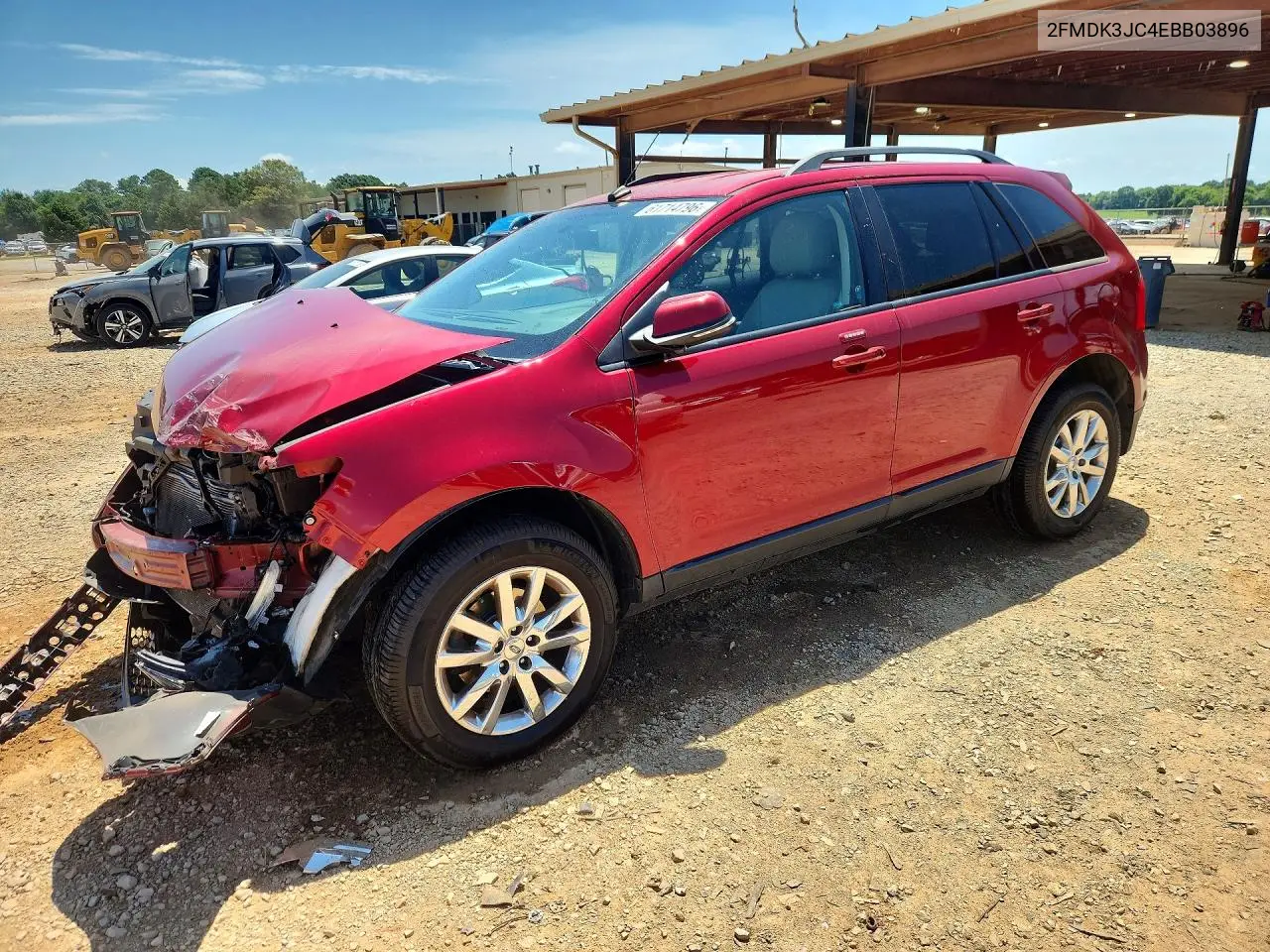 2014 Ford Edge Sel VIN: 2FMDK3JC4EBB03896 Lot: 61714796