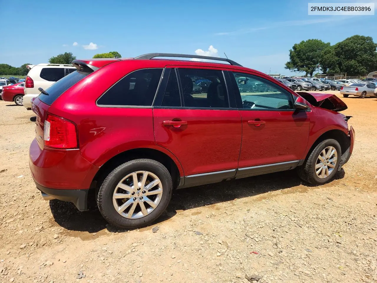 2014 Ford Edge Sel VIN: 2FMDK3JC4EBB03896 Lot: 61714796