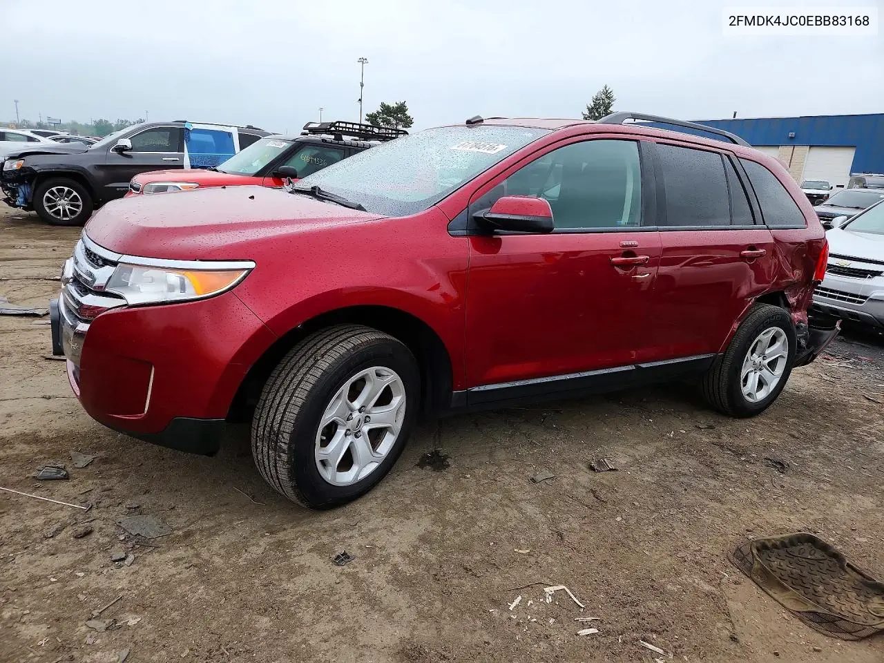 2014 Ford Edge Sel VIN: 2FMDK4JC0EBB83168 Lot: 61784516