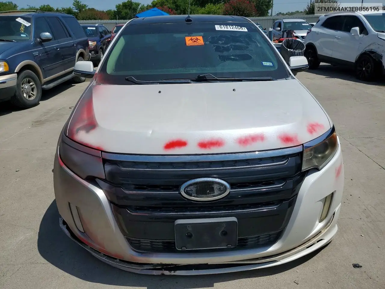 2014 Ford Edge Sport VIN: 2FMDK4AK3EBB56196 Lot: 61812466