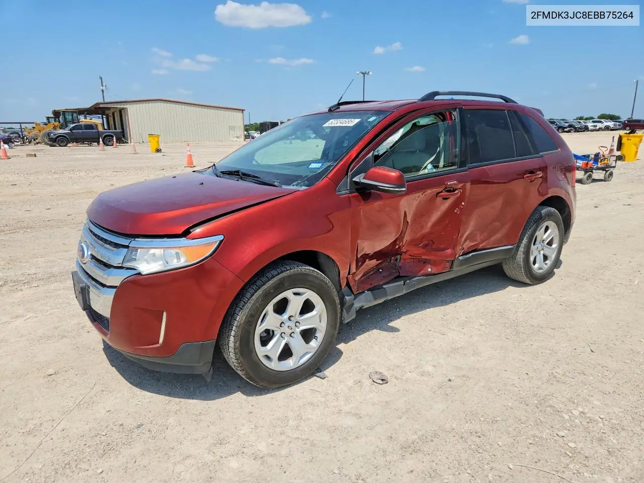 2014 Ford Edge Sel VIN: 2FMDK3JC8EBB75264 Lot: 62334686