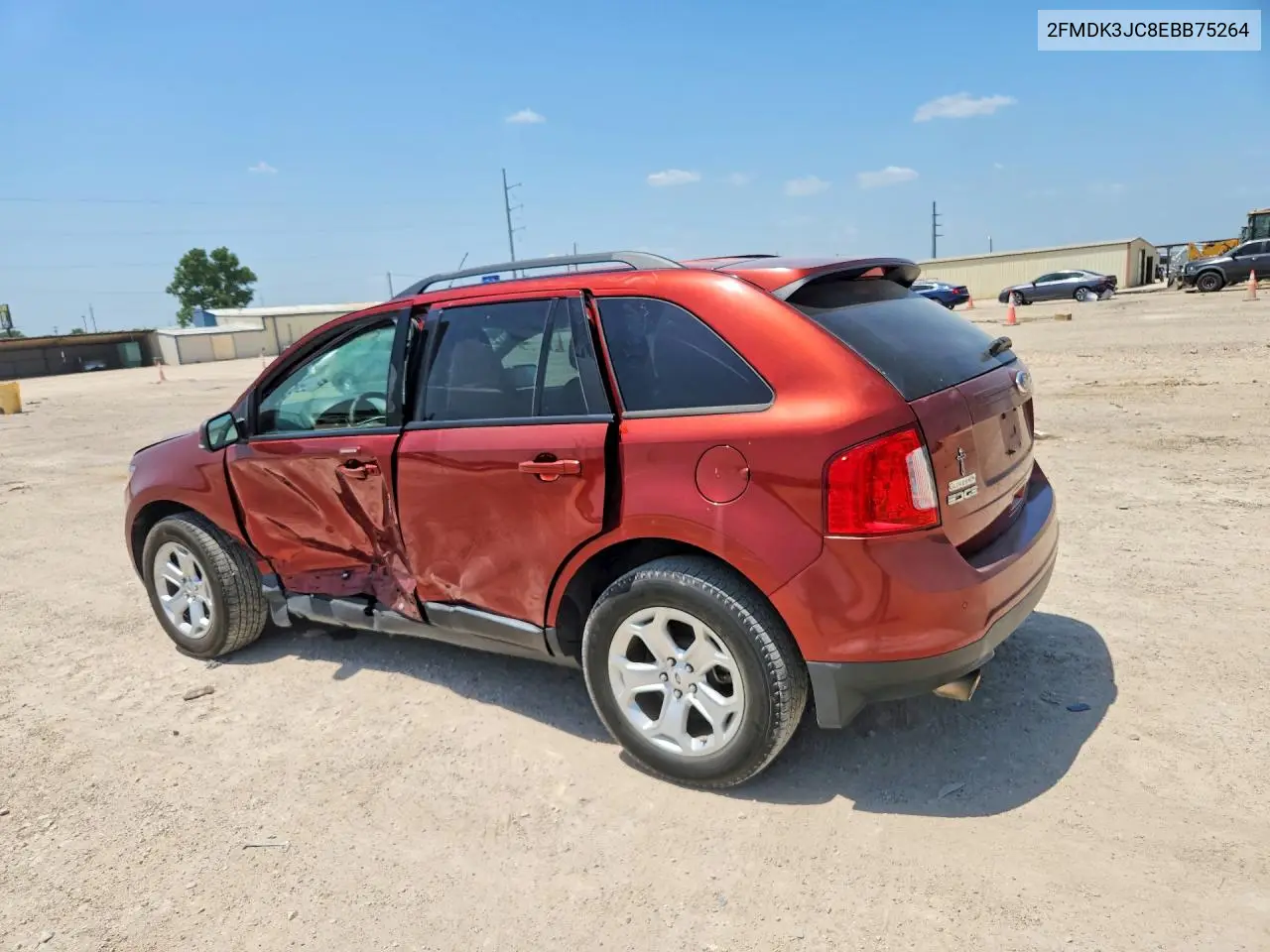 2014 Ford Edge Sel VIN: 2FMDK3JC8EBB75264 Lot: 62334686