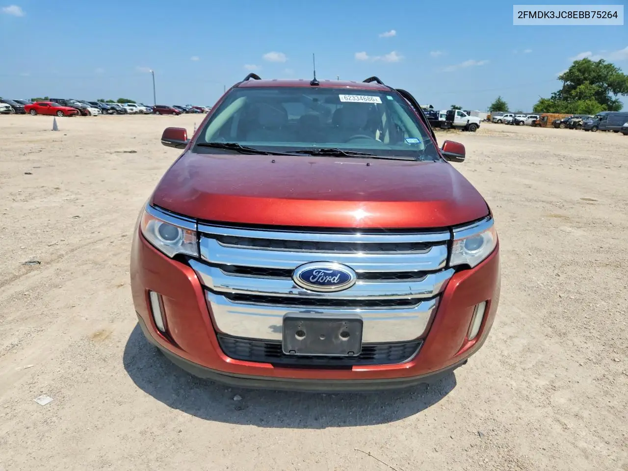 2014 Ford Edge Sel VIN: 2FMDK3JC8EBB75264 Lot: 62334686