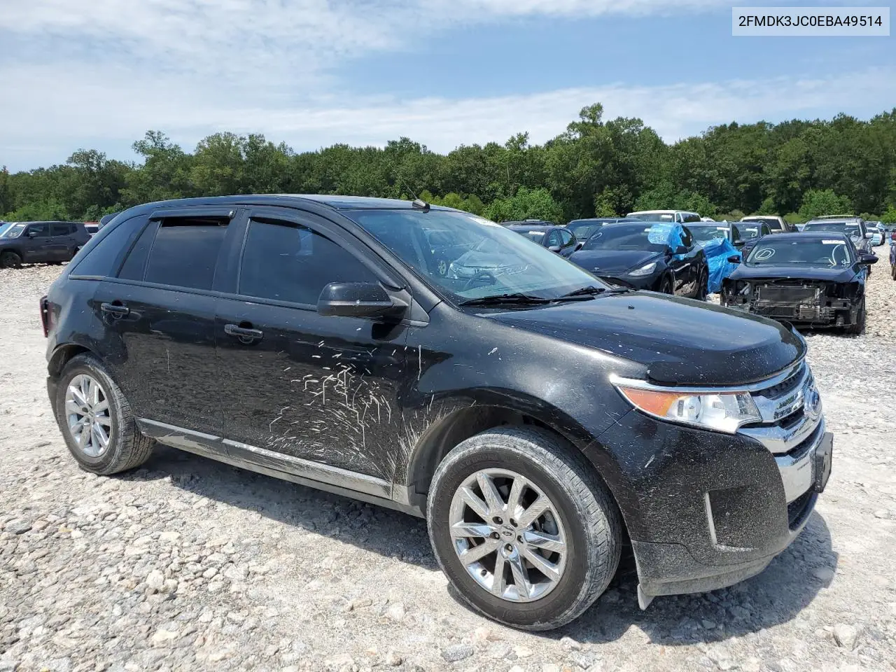 2FMDK3JC0EBA49514 2014 Ford Edge Sel