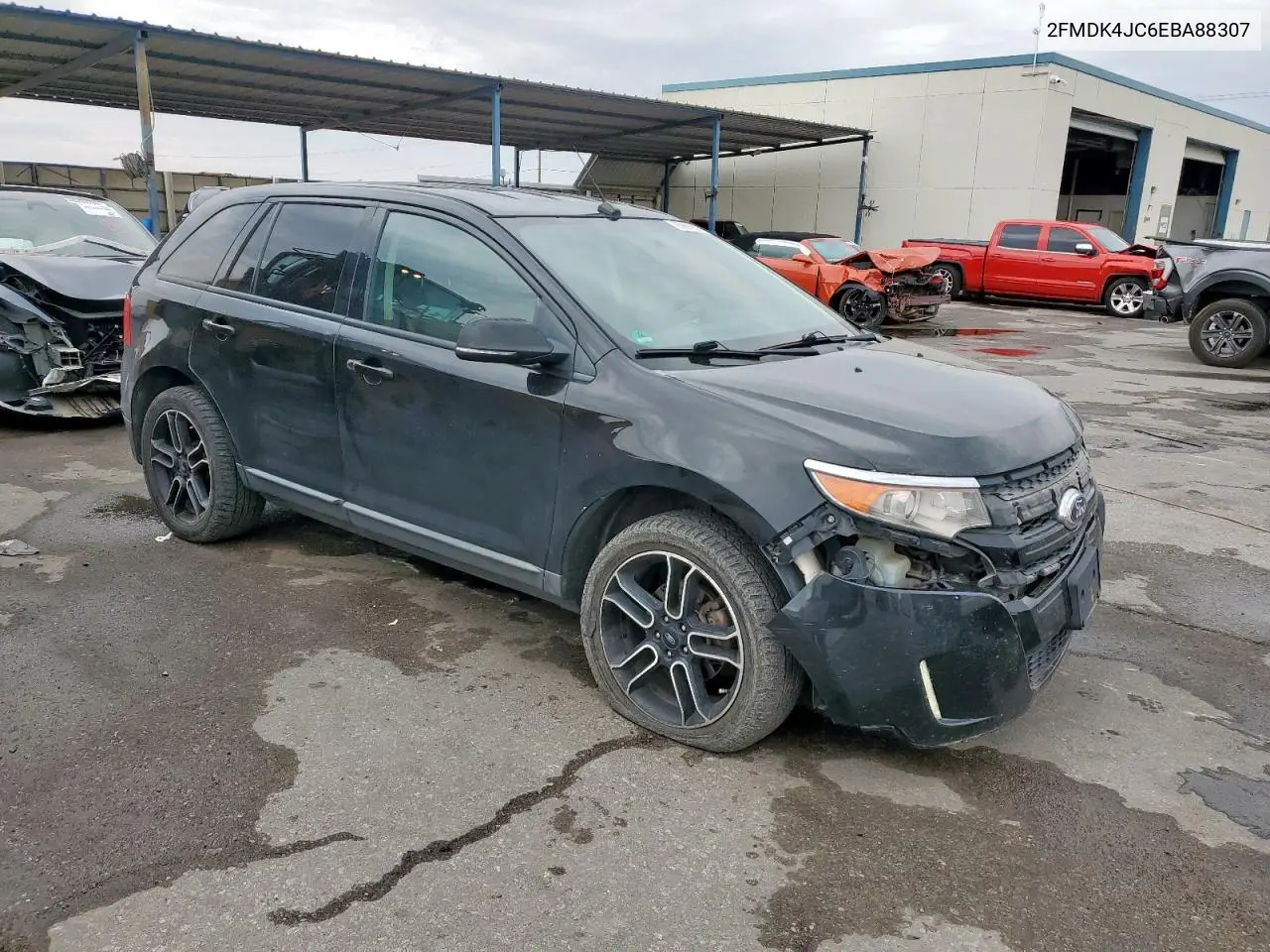 2FMDK4JC6EBA88307 2014 Ford Edge Sel