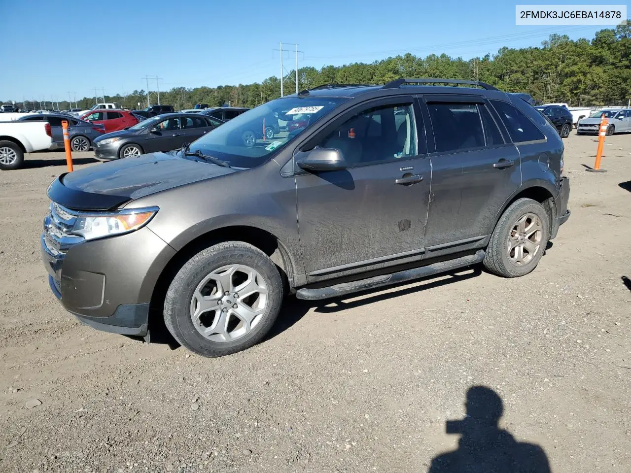 2FMDK3JC6EBA14878 2014 Ford Edge Sel