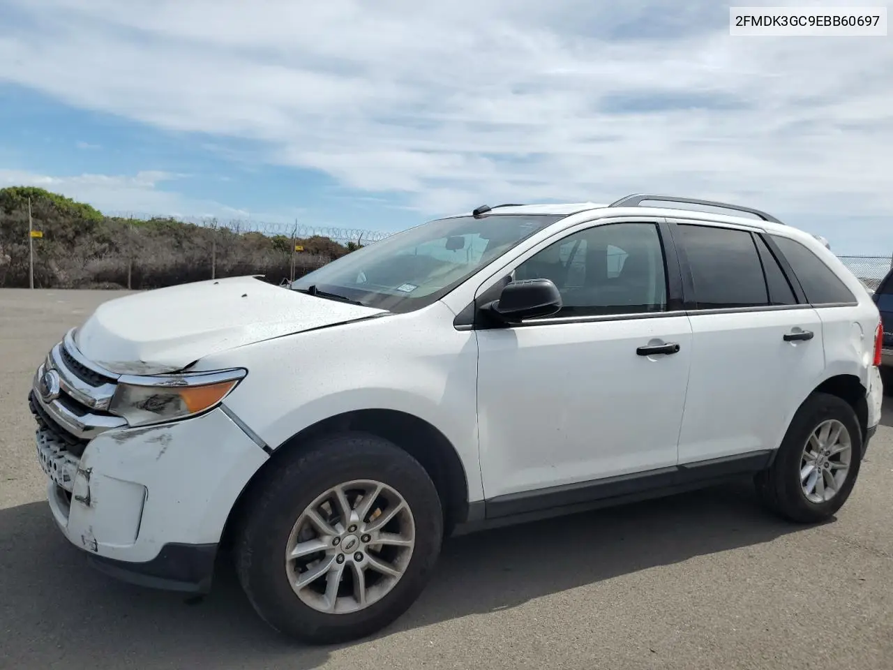 2FMDK3GC9EBB60697 2014 Ford Edge Se