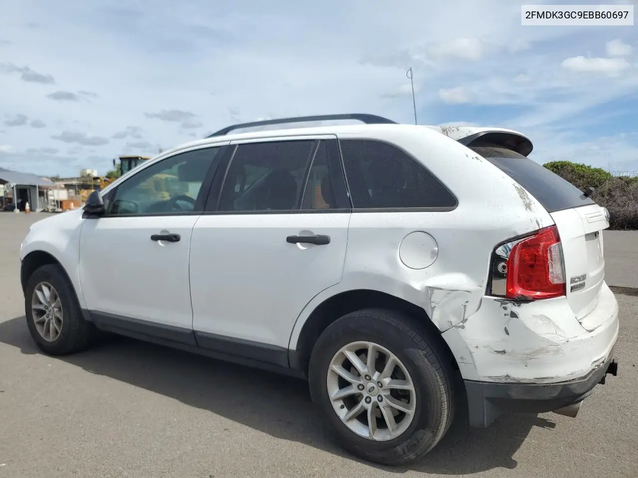 2FMDK3GC9EBB60697 2014 Ford Edge Se