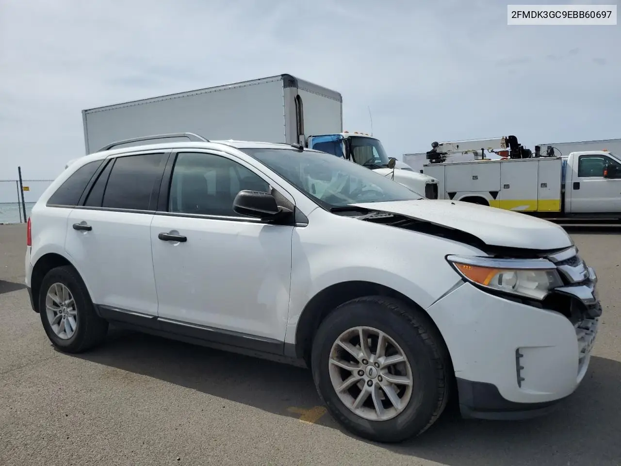 2FMDK3GC9EBB60697 2014 Ford Edge Se