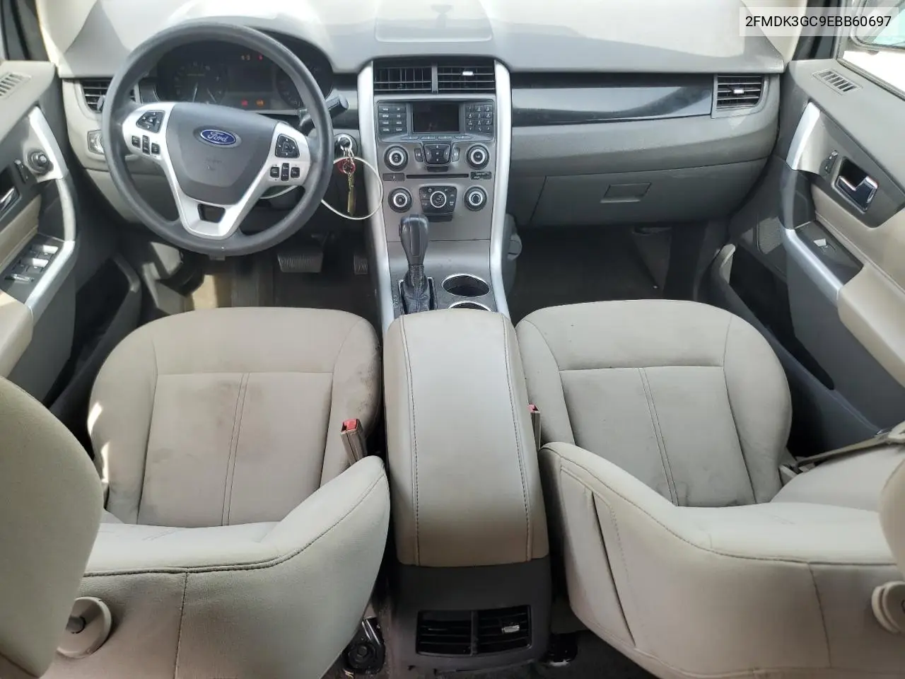 2FMDK3GC9EBB60697 2014 Ford Edge Se