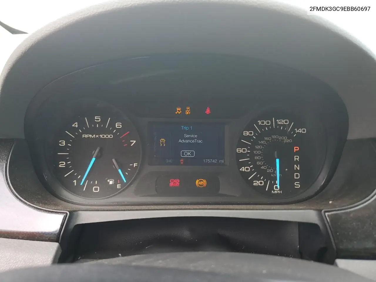 2FMDK3GC9EBB60697 2014 Ford Edge Se