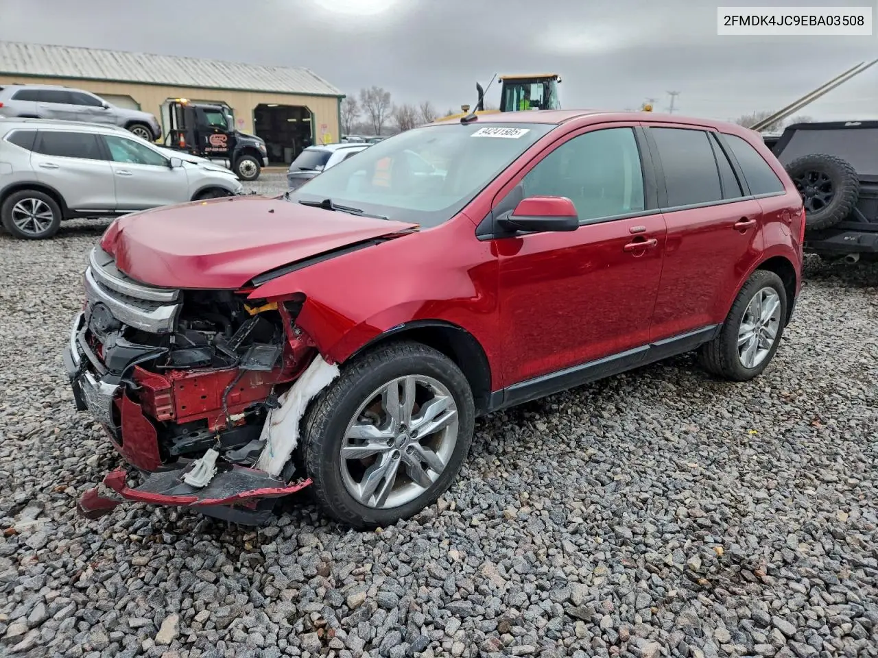 2FMDK4JC9EBA03508 2014 Ford Edge Sel