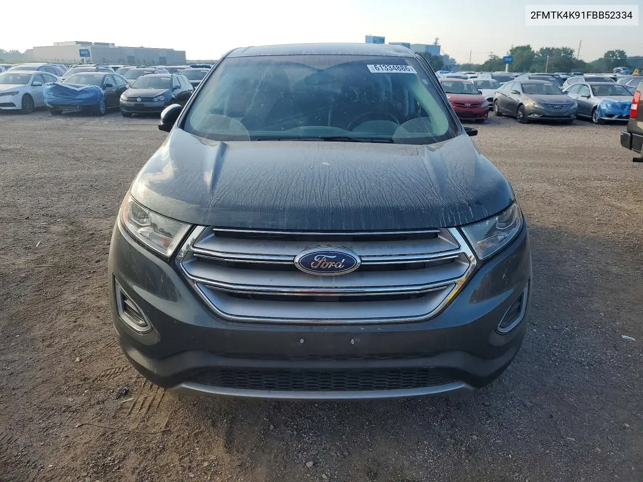 2015 Ford Edge Titanium VIN: 2FMTK4K91FBB52334 Lot: 61334886