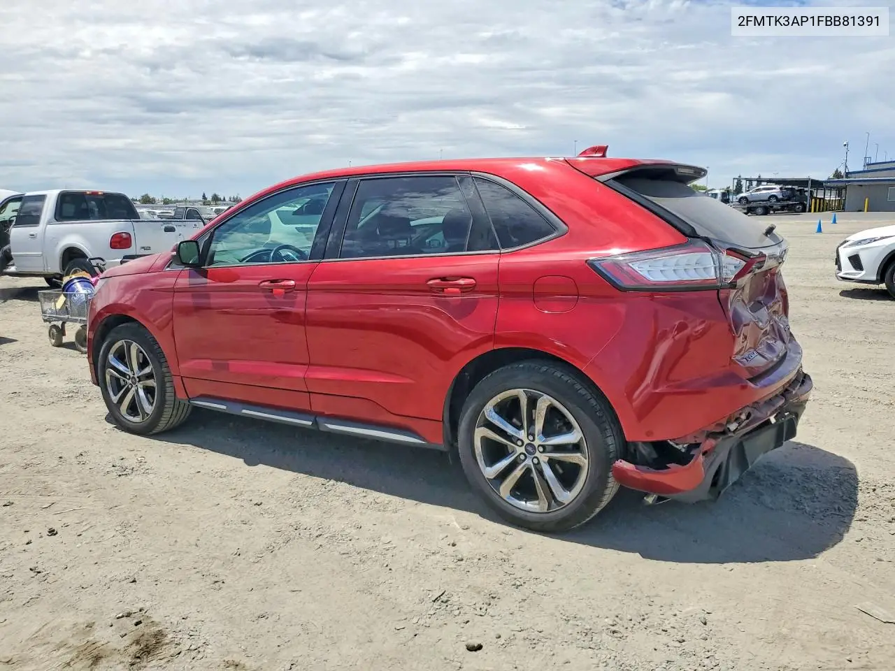 2015 Ford Edge Sport VIN: 2FMTK3AP1FBB81391 Lot: 61363416