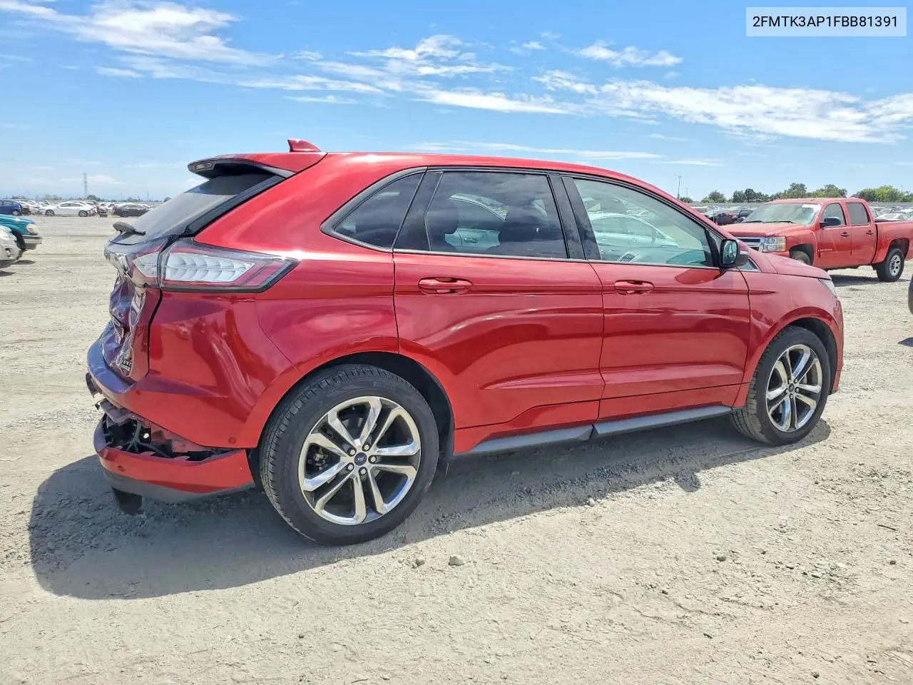 2015 Ford Edge Sport VIN: 2FMTK3AP1FBB81391 Lot: 61363416