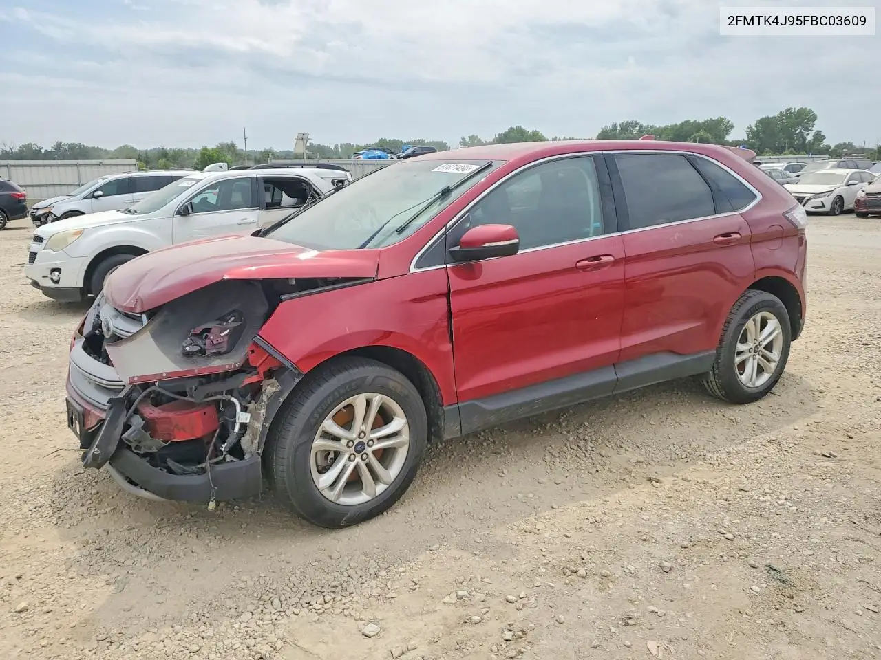 2015 Ford Edge Sel VIN: 2FMTK4J95FBC03609 Lot: 61471496