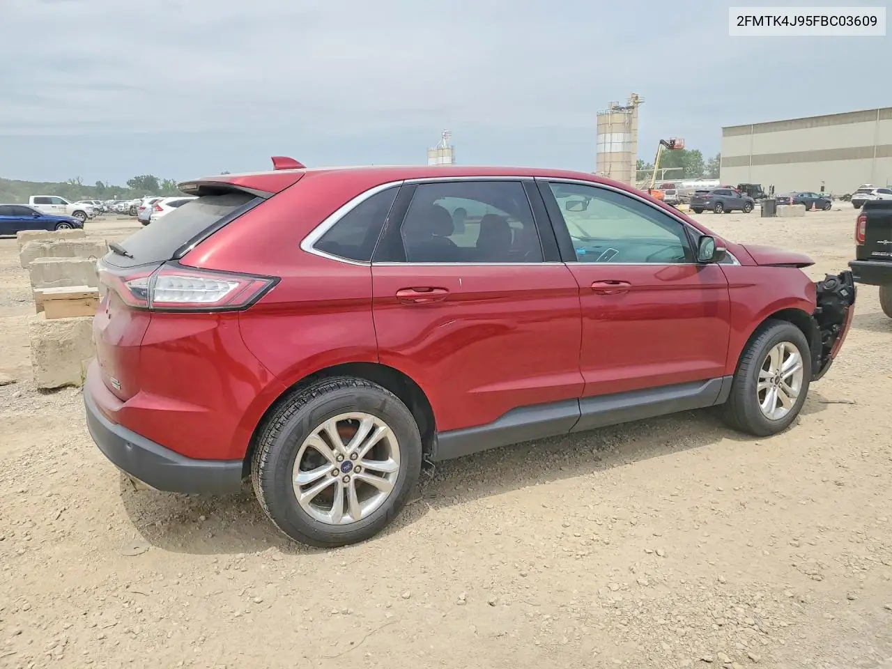 2015 Ford Edge Sel VIN: 2FMTK4J95FBC03609 Lot: 61471496