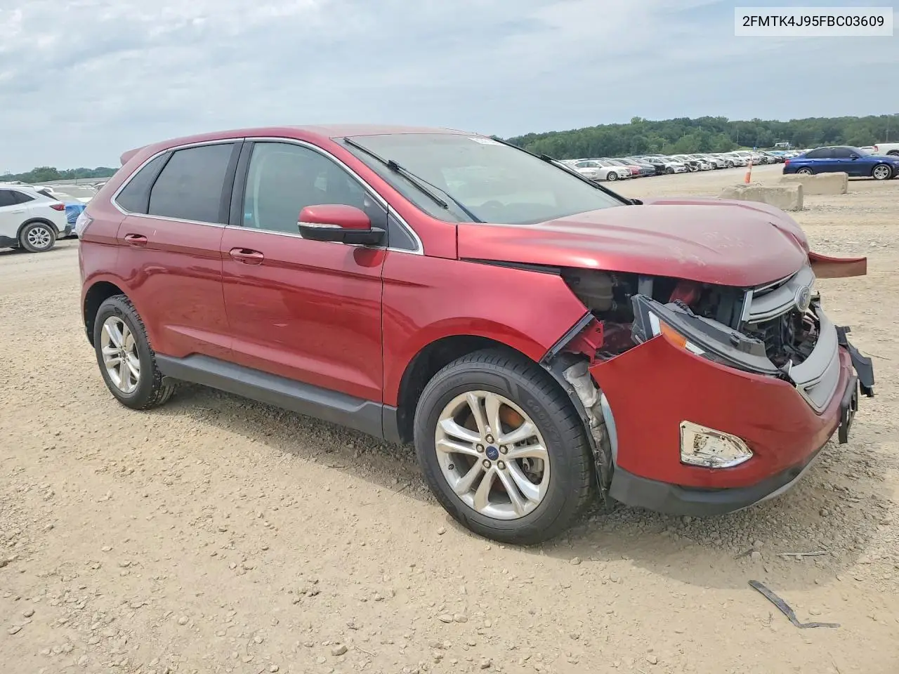 2015 Ford Edge Sel VIN: 2FMTK4J95FBC03609 Lot: 61471496