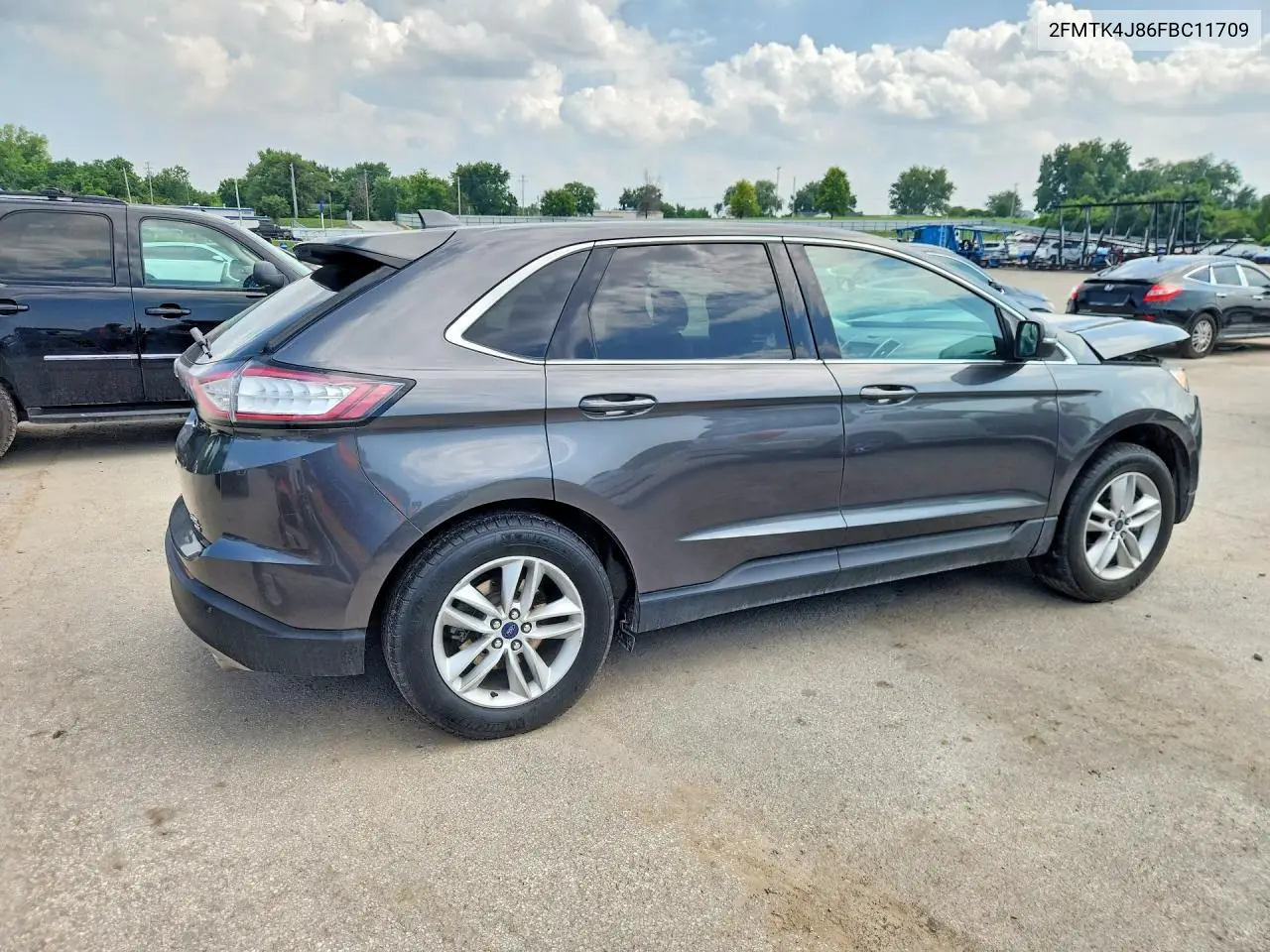 2015 Ford Edge Sel VIN: 2FMTK4J86FBC11709 Lot: 61723166