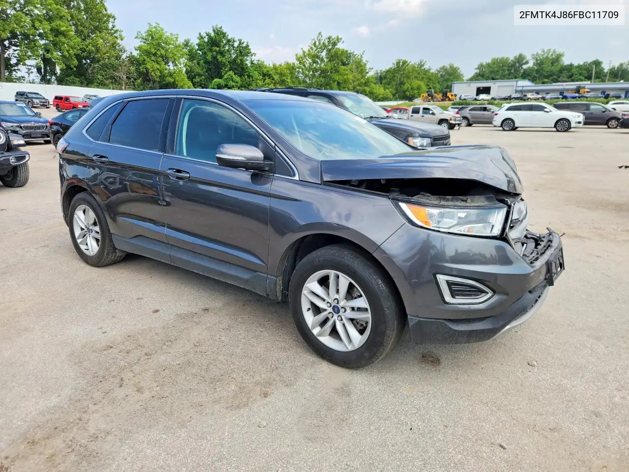 2015 Ford Edge Sel VIN: 2FMTK4J86FBC11709 Lot: 61723166