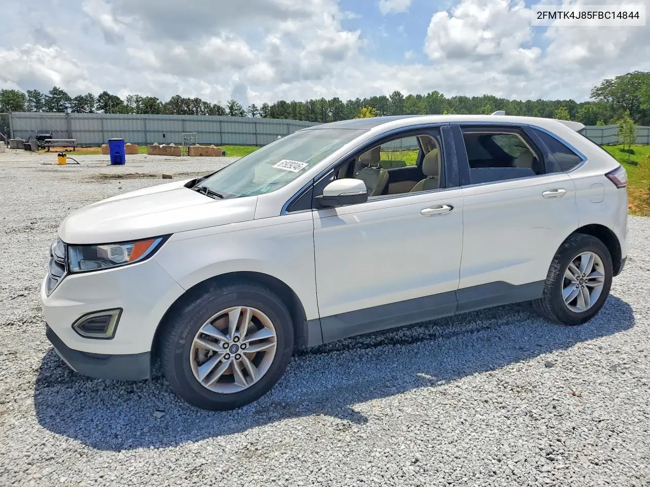 2015 Ford Edge Sel VIN: 2FMTK4J85FBC14844 Lot: 61929246