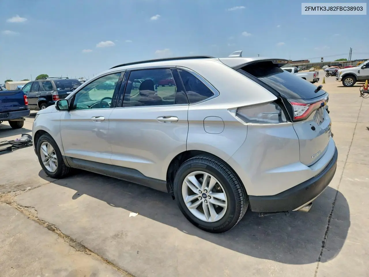 2015 Ford Edge Sel VIN: 2FMTK3J82FBC38903 Lot: 61945046